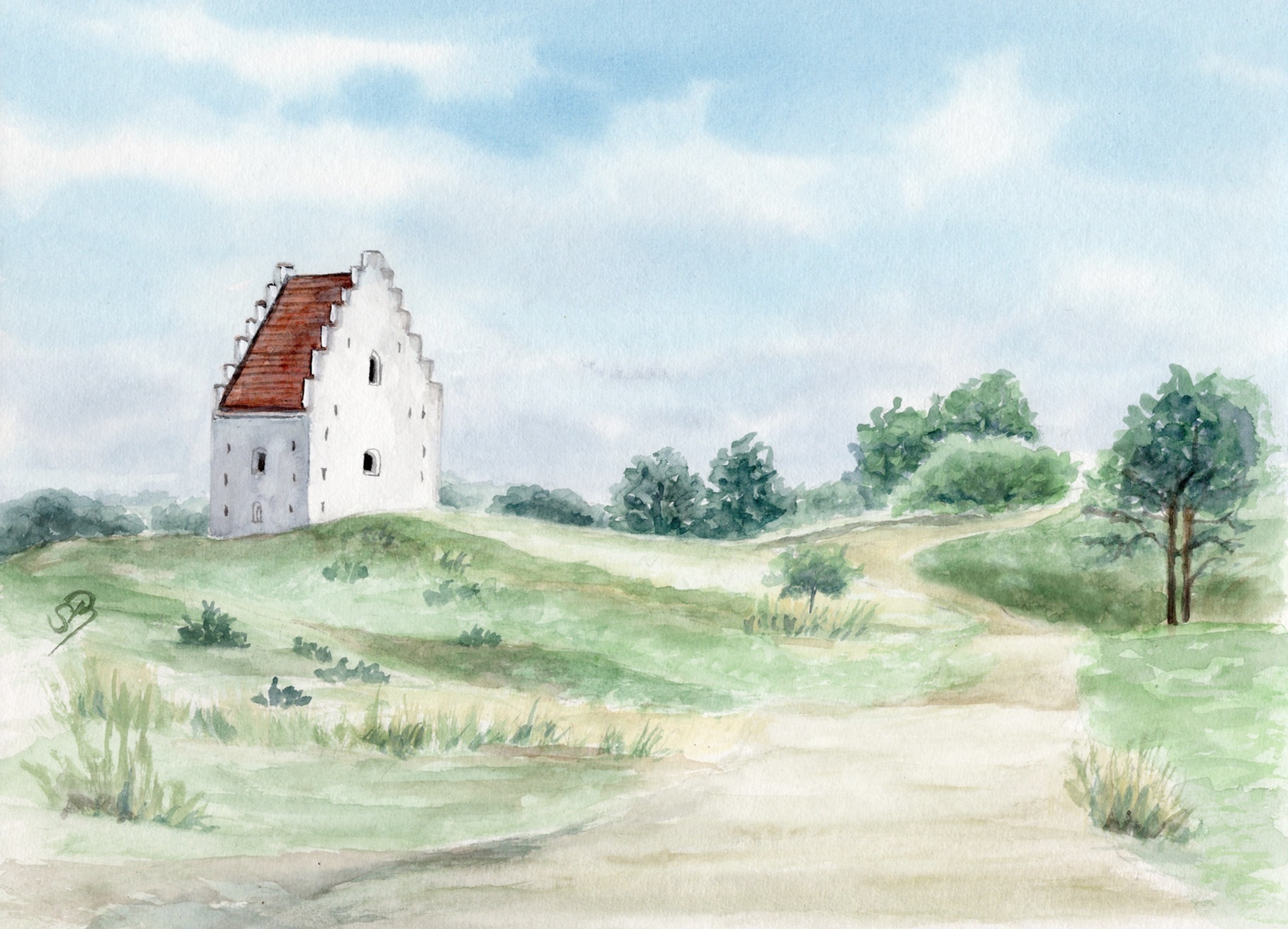 DK75 - Skagen sanded church